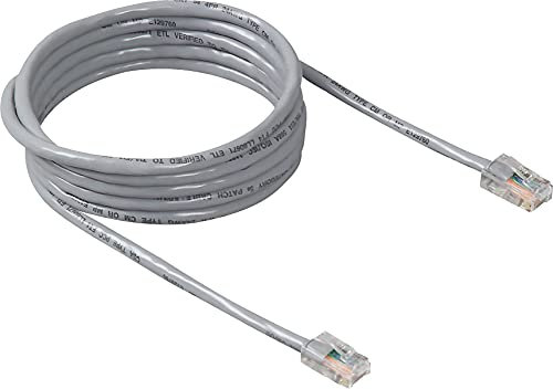 Belkin RJ45 CAT5e Patch Cable 20ft 6 m Grey Network Cable Network Cables (6 m, grey)