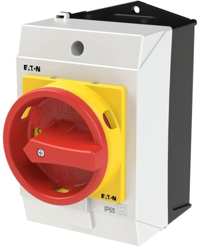 Eaton 207145 Main Switch 1 Pin 20 A Emergency Stop 90 Degree Lockable in 0 Position Surface