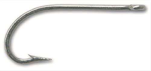 Mustad O'Shaughnessy Classic Haken (50er-Pack), Duratin, 6/0 (3407-DT-6/0-50)