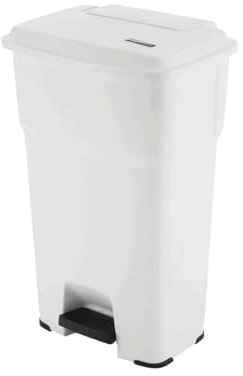 vileda Hera - Cubo de pedal (85 L, 85 L), color blanco