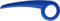 DEKAFORM Fahrrad Kettenschutz 180-2 bis 36/38 Zähne für Enik KTM Peugeot NSU Velo Fahrrad * blau