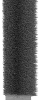 STORMGUARD 05AM020005MGR Brush Pile Self-Adhesive Draught Excluder Seal, Grey, 5 m, Set of 4 Piece