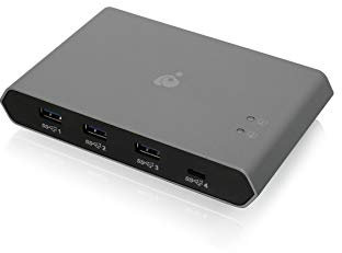 IOGEAR GUS4C2 - Mouse con 2 Puertos USB C e Interruptor periférico