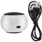 Mini Altavoz portátil retráctil único Subwoofer de música para Viajes al Aire Libre, con Cable de Audio de 3.5 mm, para Tableta MP3 MP4 MP5 Teléfonos móviles Computadoras(Blanco)