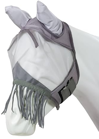 Centaur Fine Mesh Fly Mask with Fringe