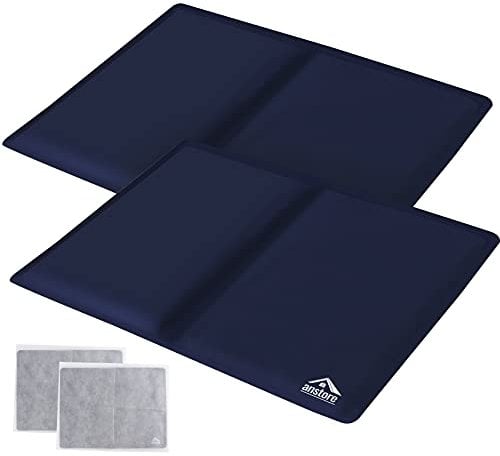 ilauke 2 Gel Kühlkissen Groß, Wiederverwendbaren Kalt Warm Kompresse 30x40cm, Auslaufsicher Kühlkissen Multifunktionales Kühlpads XXL für Lindert Verschiedene Schmerzen an Körperstellen