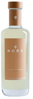 Nork | Zitrone-Ingwer Likör | 500 ml | 20% Vol. | Frische Zitrone & scharfer Ingwer | Mit Nork-Doppelkorn | Perfekt für warme Sommernächte | Natürlich in Bio-Qualität