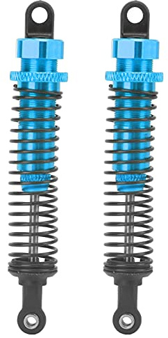 RC Dämpfer, Metall Stoßdämpfer Öl Montiert Feder für Auto Upgrade Teile, 2 Stück 85mm Blau - Automodell Spielzeug für Hobby, Sammlung, Wettkampf und Alltag