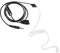 Zunate Oreillette de Talkie-walkie, 2 Couleurs Écouteur Intra-auriculaire de 3,5 Mm pour Talkie-walkie Écouteur pour Conduit d'air, avec Clip en Métal, pour Mi Talkie-walkie(Le Noir)