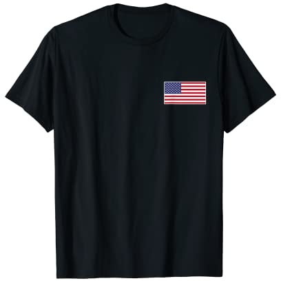 Amerikanische Flagge American Flag USA Flaggen Damen Herren T-Shirt