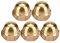 Kit Dadi Ciechi in Ottone Set di Dadi Esagonali con Testa a Cupola (M8(10PCS))