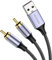 MOSWAG USB zu RCA Kabel, Dual Stereo Y Splitter Cord Jack Adapter, Nylon Geflochtener Audio Konverter Kompatibel Mit Laptop, PC, DVD Player, Lautsprecher