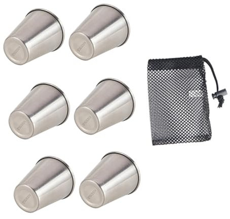 WHAMVOX Bicchiere Da Vino in Acciaio Inossidabile Tazza Portatile Per Esterni Bicchiere Da Vino Per Campeggio Barbecue e Picnic