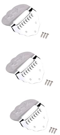 ifundom 3pcs Mandolin Bell Tailpiece Replacement Parts Scalloped Design Enhance Your Guitar Look String