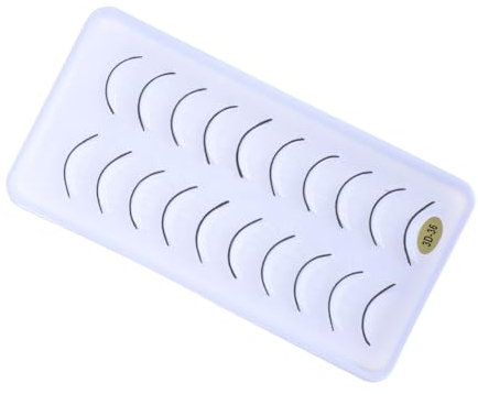 Beatifufu 10paires Faux Blanc Lashes Souples Et Pour Maquillage Et Accessoires De