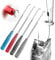 Fishing Hook Quick Removal Device, 2024 New Fishing Hook Remover, Stainless Steel Hook Remover Fishing Handy and Practical, Portable Fishing Accessories for Small and Large Fishing Hooks (4, Mixing)