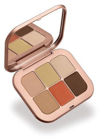 KIKO Milano Golden Oasis All Over Face Palette 02, Palette Viso Con Correttore, Fondotinta, Bronzer E Blush