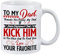 eBoutik - Father's Day Coffee Mug - Novelty Gift for Dad, Grandad, Papa, Birthday Present from Son and Daughters (Thanks for Being My Dad)