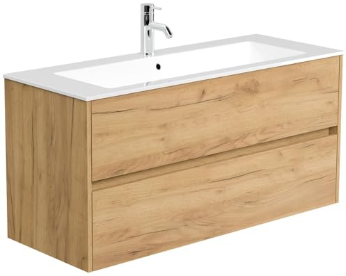 Magnolia Home Badmöbel Taifun & Waschtisch 120 cm 2 Greif SoftClose Auszüge