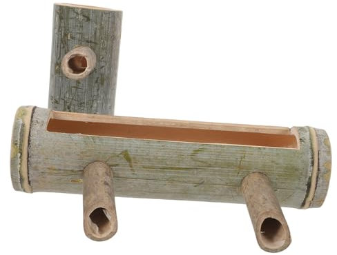 HANABASS 1 Set Bambusrohr Wasserspender Wasserspiel Kit Teich Wasserbrunnen Garten Solar Wasserbrunnen Gartenbrunnen Im Freien Meerschweinchen Schloss Garten Wasserspiele Fisch