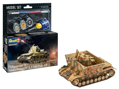 Revell Modellbau Model Set Flakpanzer IV Möbelwagen 3.7cm Flak