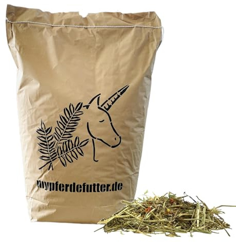 mypferdefutter Pferdefutter Sommertraum getreidefrei - 12kg - 100% Natur PUR ohne Zusätze und Melasse - besonders schmackhaftes Pferdemüsli - artgerechte Unterstützung während der Sommermonate