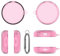 Transparent TPU Protective Case for Soundcore Sleep A20 Wireless Earbuds - Clear/Blue/Pink, Lightweight & Shockproof (Transparent Pink)