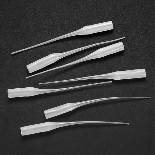 700 Pcs Precision Glue Applicator Tips, Plastic Micro-Extension Dispensing Nozzles, Professional Adhesive Dispenser Attachments for DIY Crafting Laboratory Projects & Precision Work