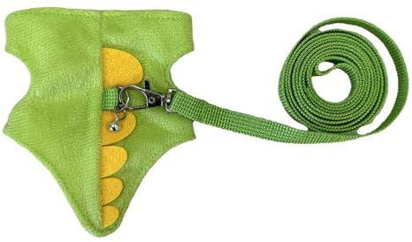 Leashes and Harnesses, Hamster Harness and Adjustable Leashes, for Ferrets Chinchillas Kittens Small Pets Ideal for Walking Jogging Photography Parties