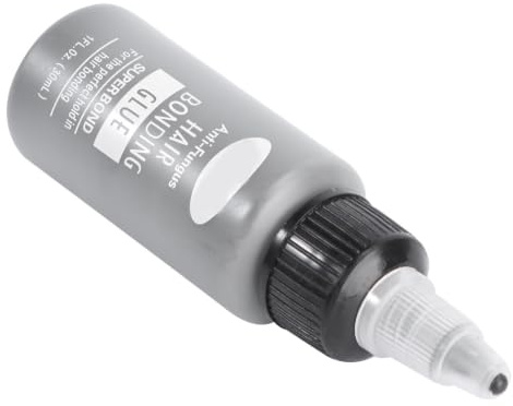 HAPINARY Adhesivo para Pelucas Pegamento para Cabello y Extensiones Resistente al Agua Fórmula Invisible Fijación Fiable para Postizos y Pestañas Tamaño Conveniente Aplicación Versátil