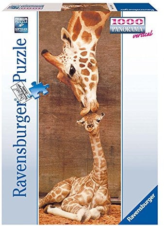 Ravensburger 15115 - Giraffe: The First Kiss - 1000 Teile Panorama Puzzle