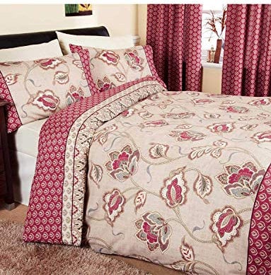 Catherine Lansfield Kashmir - Bettbezug-Set, Single Quilt(135 x 200 cm)
