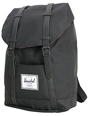 Herschel Retreat, Zaino Uomo, Black/Black, Taglia unica