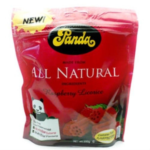 Panda Raspberry Cuts Bag 200g X 12 (Pack of 12)