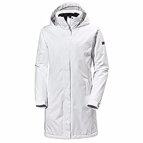 Helly Hansen Aden Insulated Coat, Giacca Impermeabile Donna, Bianco, L