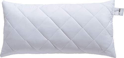 REDBEST Kissen, Kissenfüllung Atlanta - Textilfaser weiß Größe 40x80 cm - optimaler Feuchtigkeitsabtransport, Liegekomfort, hygienisch waschbar - Mikrofaser-Bezug