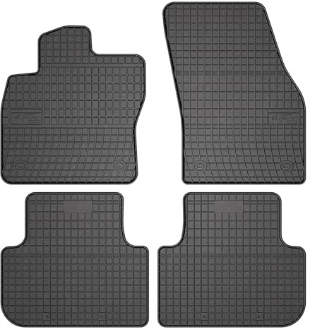 FROGUM 547563 Fußmatten Set Gummimatten Vorne und Hinten schwarz