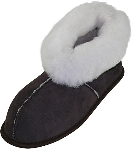 Harrys-Collection Damen Herren Hausschuhe aus Lammfell in 5 Farben