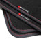 teileplus24 EF110 Fußmatten Gummimatten Exclusive-line Design kompatibel mit Audi Q7 1 4L 2006-2015, Naht:Rot