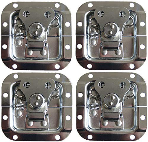 4x Butterfly Verschluss klein abschliessbar Case Rack Schloß Catch Lock