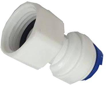7/16 Bsp Female Fitting x 3/8 pushfit for Connecting 10mm Water Pipe to Your Water Filter tap Faucet Thread