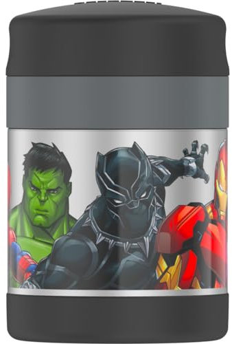 Thermos Funtainer Marvel Food Jar with Spoon 16 oz 5 hours Hot 7 Hours Cold