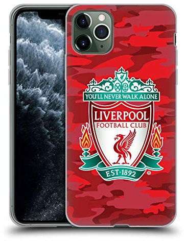 Head Case Designs Offizielle Liverpool Football Club Home Crest Farben Camou Soft Gel Handyhülle Hülle kompatibel mit Apple iPhone 11 Pro Max
