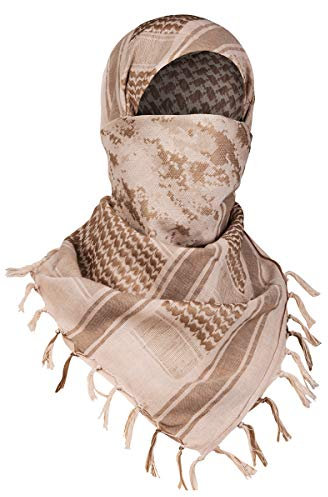 FREE SOLDIER Halstuch/Kopftuch Shemagh,115% Baumwolle Palituch Taktischer Schal Arabischer Wüsten Schals Unisex dreieckstuch