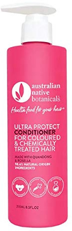 Australian Native Botanicals Natural Conditioner For Colored & Chemically Treated Hair - Vegan Sulfate Free Conditioner For Men & Women - Natural Hair Care, 250 ml