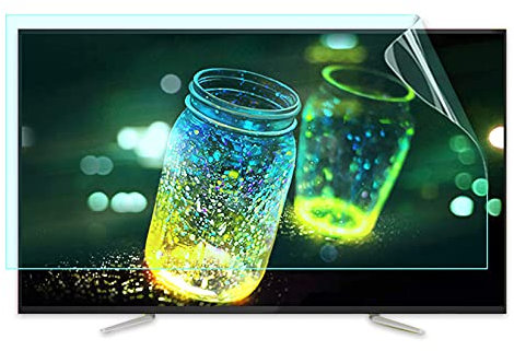 WLWLEO 32-75 Zoll Anti blaues Licht Displayschutzfolie Matte TV-Monitor-Schirm-Schutz Anti Reflectivee Anti Glare Reduzieren Sie die Ermüdung der Augen LCD LED OLED HDTV-Bildschirm,42 917 * 516mm