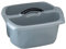 Addis 518523 Eco 100% Recycled Plastic Utility Cleaning Caddy with Twin Compartment and Handle, Light Grey, 9 litres