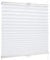 SchattenFreude Basic Klemmfix-Plissee für Fenster | Mit Klemm-Haltern | Ohne Bohren | Reinweiß, Breite: 140cm x Höhe: 130cm