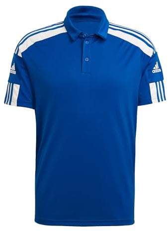 adidas Herren Squadra 21 Polo Shirt, Royal Blue / White, XL