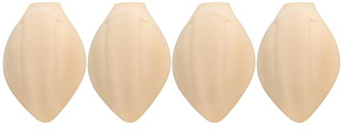 Pouch Pad 3D Schwimmen Trunk Verbessern Pads Vergrößern Bulge Pouch Beutel Schwimmen Unterwäsche Slips Einlage Schutz für Badehose 4 Stück Hautfarbe